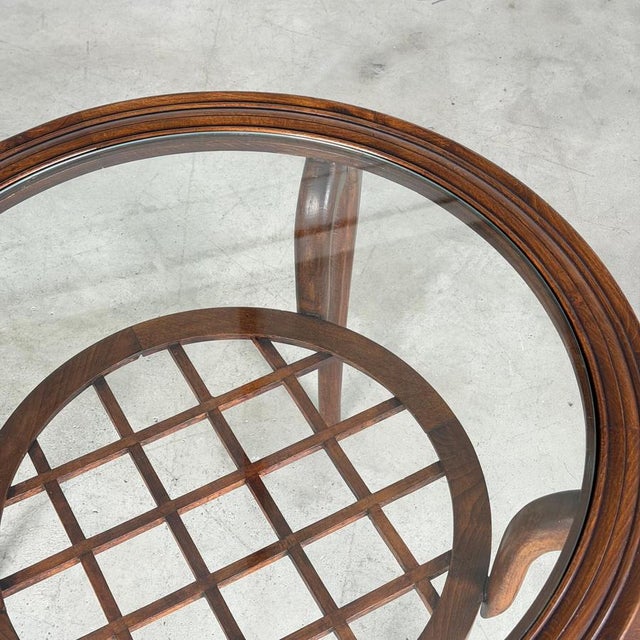 Round Coffee Table by Paolo Buffa for Arrighi Serafino, 1950s For Sale - Image 9 of 16