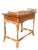 Wood 1950s MCM Natural Rattan Bamboo Writing Desk Table & Chair Set For Sale - Image 7 of 7