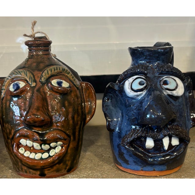 Four Face Jugs That Every Collector Should Have! For Sale - Image 10 of 11