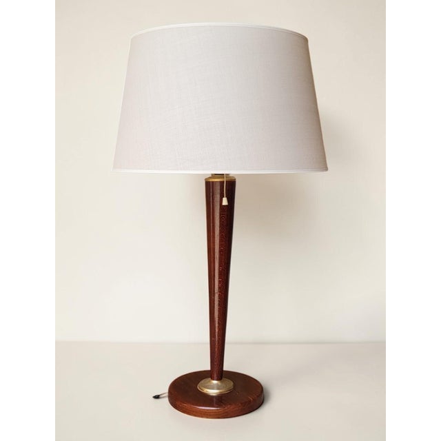 Brown Vintage Unilux Lamp from Mazda, 1960s For Sale - Image 8 of 11