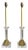 Vintage Fluted Glass Corinthian Column Lamps With Lucite Bases - a Pair For Sale