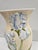 Ceramic Vintage Blue Iris Art Pottery Vase For Sale - Image 7 of 11