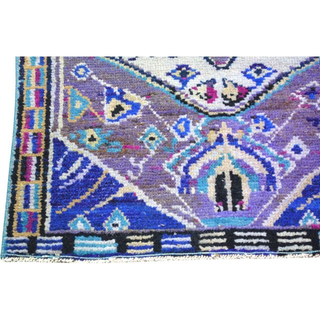 Turkish Vintage Turkish Anatolian Hand Knotted Wool Rug, 2'4''x4' For Sale - Image 3 of 3