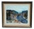 Kaj, Landscape with River and Forest, 1950s, Oil on Canvas, Framed For Sale