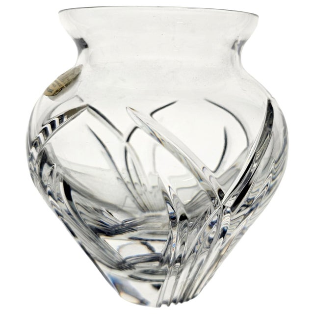 Contemporary Atlantis Crystal Elise Full Lead Crystal Vase 4.5", Portugal, C. 1992–1994 For Sale - Image 3 of 9
