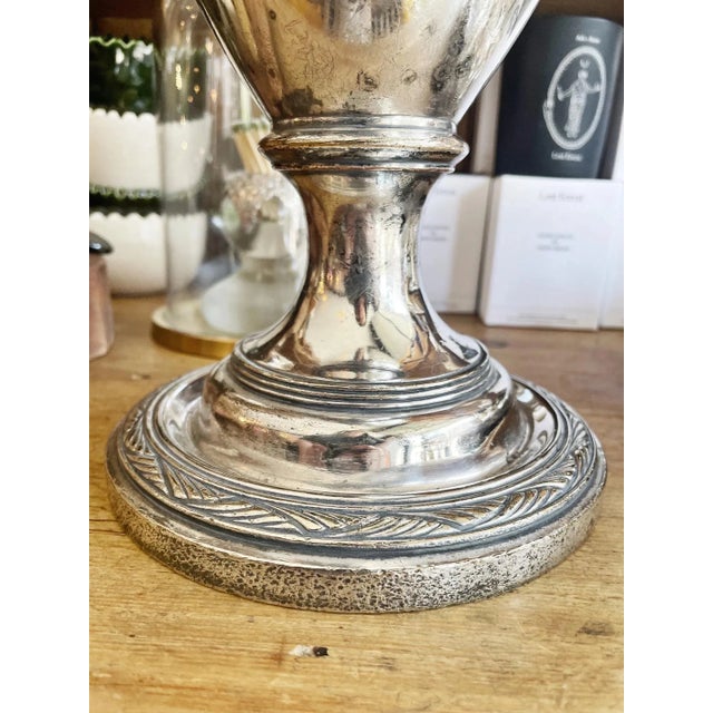 1930s Monumental Silverplate Water Pitcher From Hotel Saint Netherland Plaza in Cincinnati For Sale - Image 9 of 10
