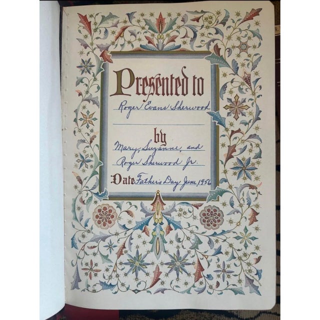 Beautiful 1955 Holy Angels Edition of The Holy Bible, published by The Catholic Press, Inc. of Chicago and edited by...