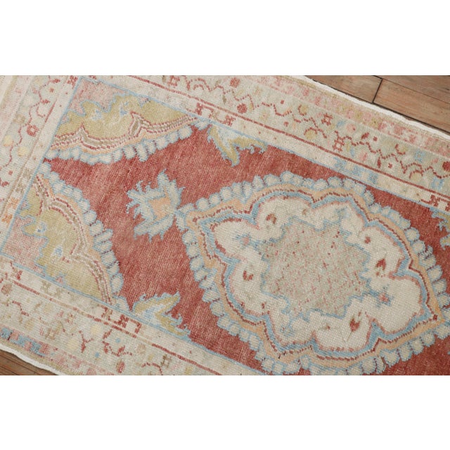 Traditional Vintage Zabihi Collection Turkish Anatolian Scatter Size Rug - 2'6" x 4'2" For Sale - Image 3 of 8