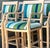 Late 20th Century Vintage Carved Dolphin and Fabric Bar Stools - Set of 4 For Sale - Image 5 of 12
