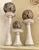 Late 20th-Century Jaru Faux Travertine Earthenware Candleholders- Set of 3 For Sale - Image 12 of 13