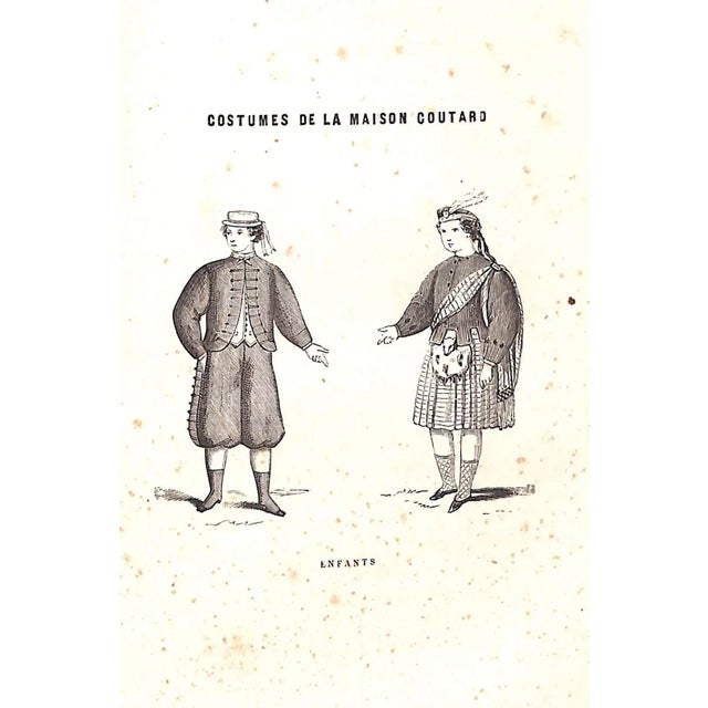 Paper "Histoire Du Vetement" 1867 For Sale - Image 7 of 7