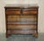 Small Vintage Flamed Mahogany Open Library Bookcase with Drawers from Bevan Funnell For Sale - Image 16 of 18