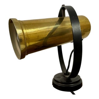 Model 42 Wall Lamp in Brass and Aluminium by Gino Sarfattifor Arteluce, Italy, 1960 For Sale