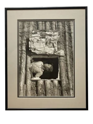 Mid 20th Century Fine Art Photography, Girl in Cabin
