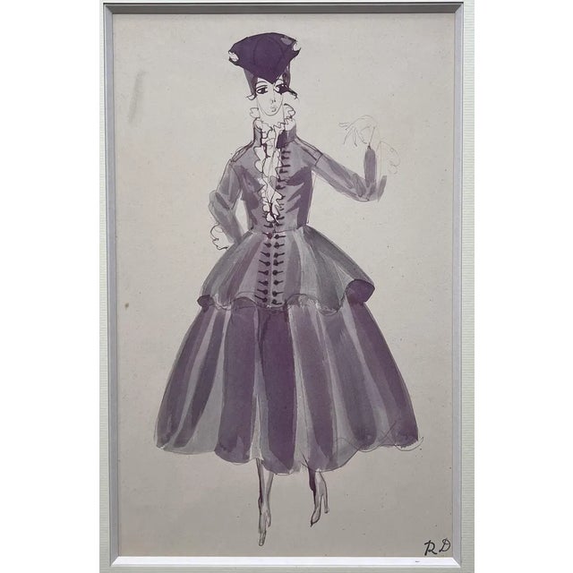 Raoul Dufy, Original Drawing, Watercolor For Sale