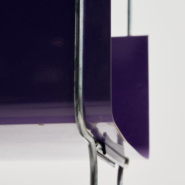 Black Space Age Italian Standing Shelf, 1970s For Sale - Image 8 of 12