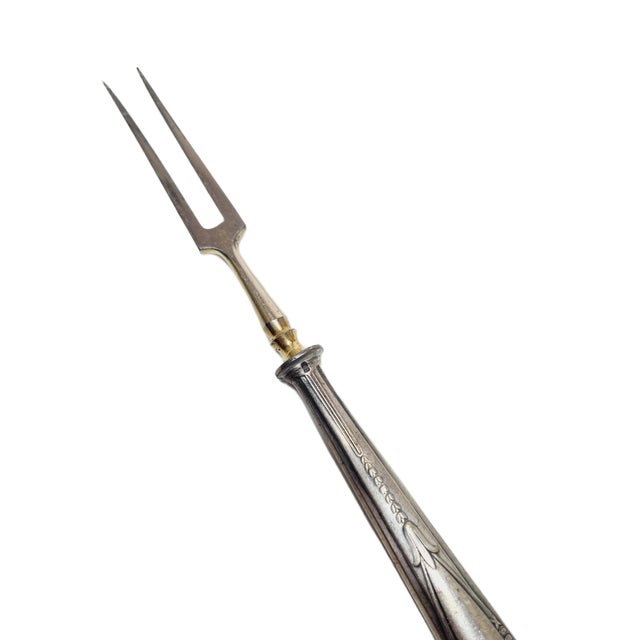 Classical Brass Fork, 1930s For Sale - Image 5 of 6