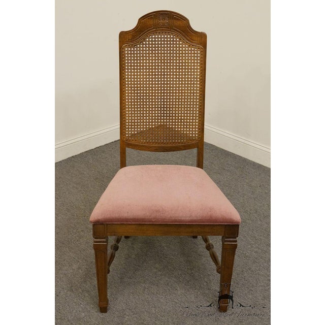 Late 20th Century Vintage Bernhardt Furniture Italian Neoclassical Cane