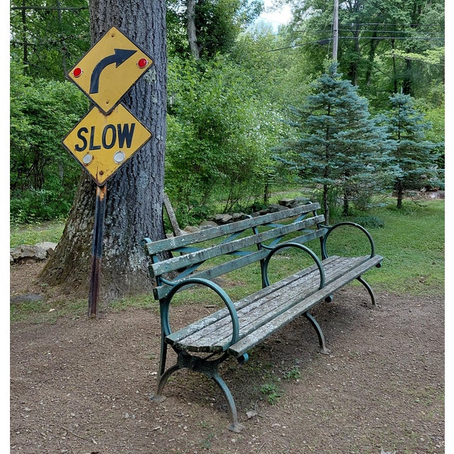 1940s World's Fair Central Park Bench by Kenneth Lynch and Sons For Sale - Image 13 of 14