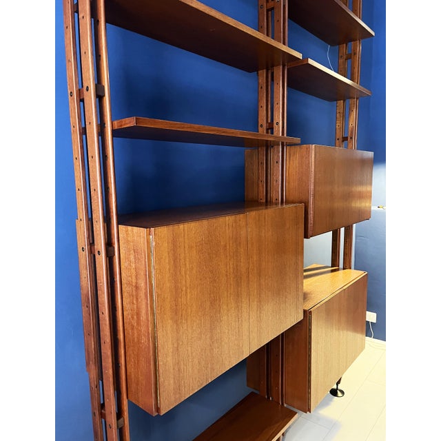 Poggi LB7 Bookcase in Teak by Franco Albini for Poggi, 1960 For Sale - Image 4 of 16