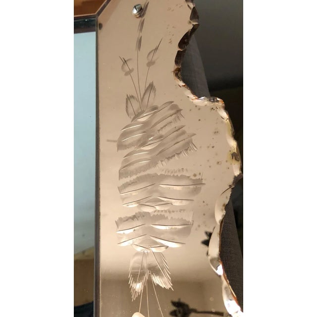 Art Deco Mirror, 1940s For Sale - Image 3 of 6