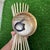 1970s Gold Metal Small Tubed Starburst Style Wall Sconces - a Pair For Sale In Atlanta - Image 6 of 6