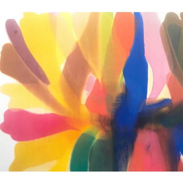 Sale 80s Vintage Original Morris Louis Exhibition Lithograph