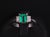 Late 20th Century 0.96ct Gia Colombian Untreated No Oil Emerald & Diamond Platinum Ring Size 5.75 For Sale In New York - Image 6 of 18