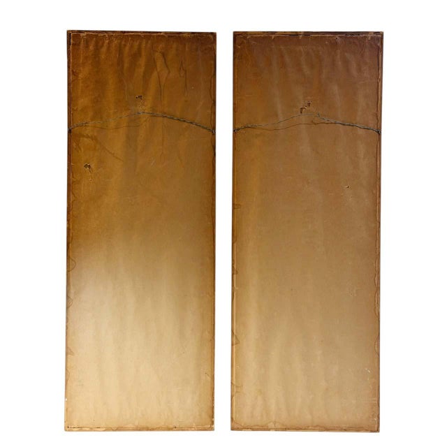 1920s Silk Embroidered Panels - A Pair For Sale - Image 9 of 9