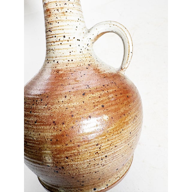 Vintage French Ceramic Vase from Le Marais, 1950 For Sale - Image 11 of 13