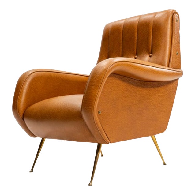 Italian Armchair in the style of Lady by Marco Zanuso for Arflex,1950s For Sale