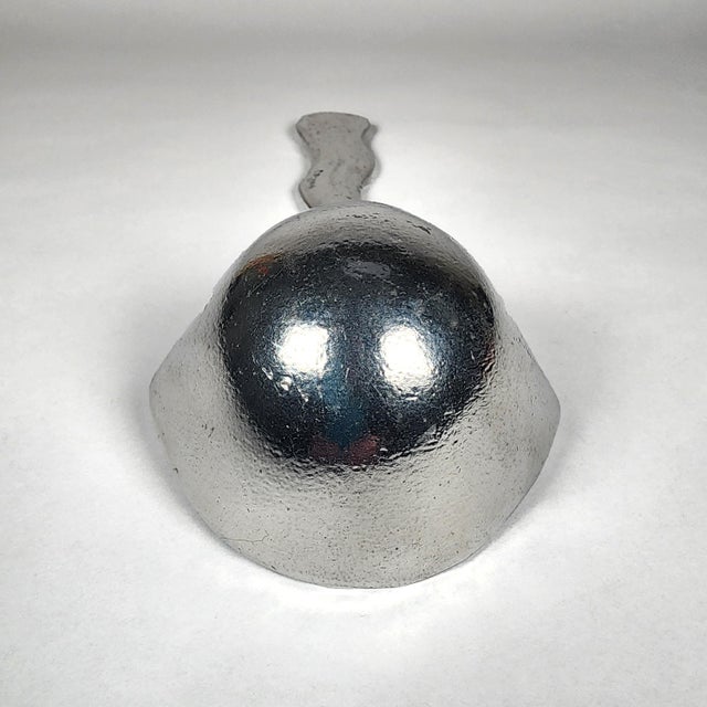 2010s Don Drumm Aluminum Serving Ladle Abstract Celestial Design Geometric Wavy Handle For Sale - Image 5 of 6