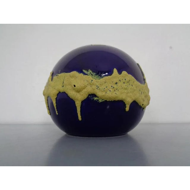 Small, Italian ceramic vase from D`Arte Bassano from the 1970s This piece has an attribution mark, I am sure that it is...