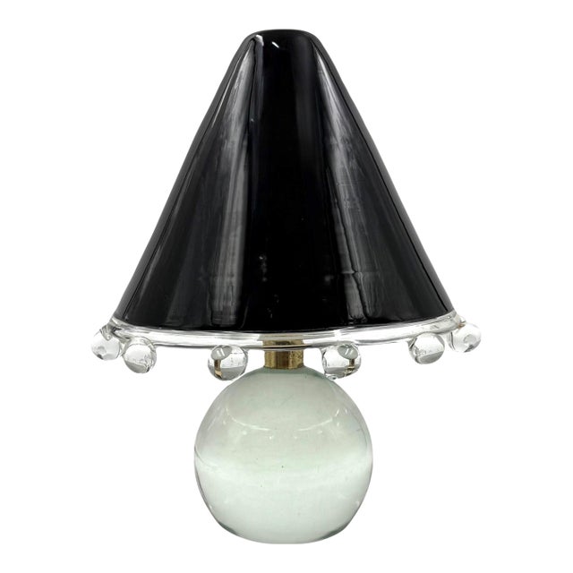 1970s Leucos Murano Glass Table Lamp Mod. Budur, Roberto Pamio For Sale