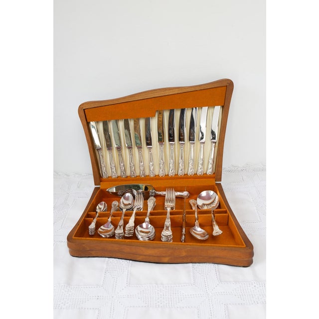 English Cutlery Set for 6 from Smith Seymour LTD Sheffield, 1960s, Set of 52 For Sale - Image 10 of 13