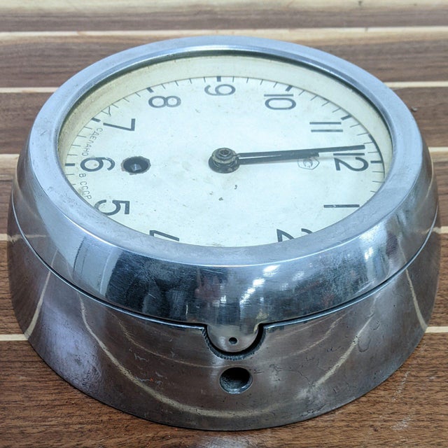 Vintage Russian 1987 Submarine Clock Chairish