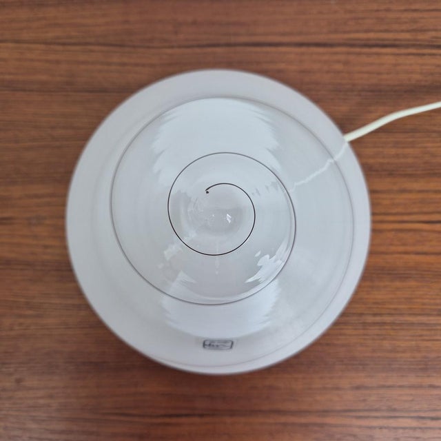 Swirl Murano Glass Cone Table Lamp by Res De Majo, 1970s, in Flawless conditions. Designed 1970 to 1979 This piece has an...