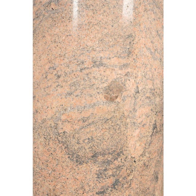 Mid 20th Century Set of Four Neoclassical Pink Granite 10 Ft. Half Columns For Sale - Image 13 of 13