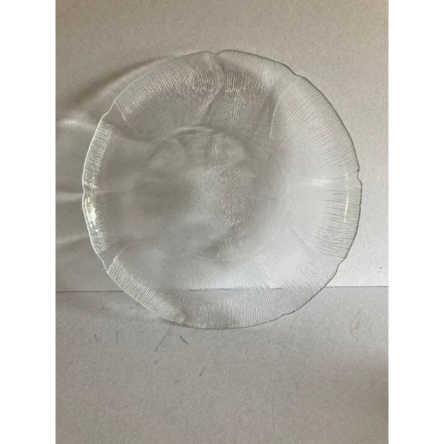 1990s 1990's Vintage Sand Dollar Glass Serving Plate For Sale - Image 5 of 5