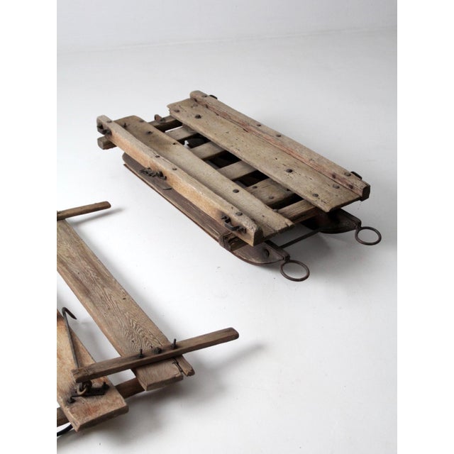 Antique Primitive Sled For Sale - Image 10 of 12