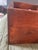 Mid 20th Century Solid Wood Campaign 3-Drawer Dresser / Bedside Table / End Table - Set of 2 For Sale - Image 4 of 17