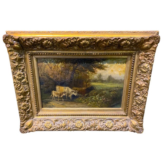 Jules Dupré 19th Century French Barbizon School Pastoral Oil Painting, Louvre, Smithsonian, Metropolitan Museum of Art For Sale - Image 12 of 18