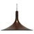 Large Mid-Century Brown Pendant, Denmark, 1970s For Sale - Image 12 of 12