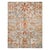 An antique Persian Tabriz room size carpet handmade during the early 20th century with a floral pattern over a light grey...