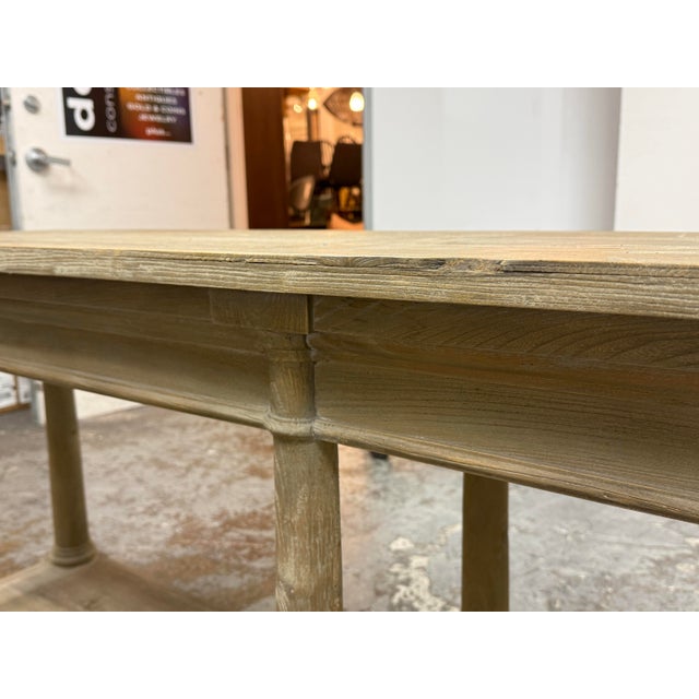 Restoration Hardware Bertrand Console Table For Sale - Image 9 of 12