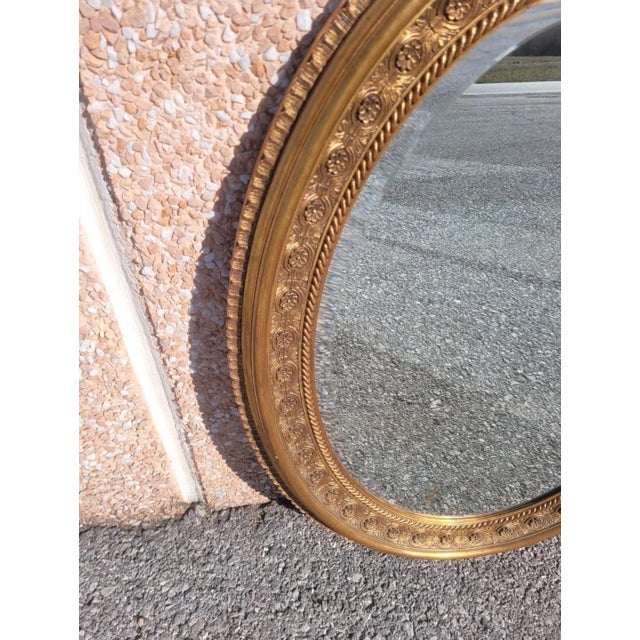 Baroque Style Mirror with Gilt Frame, 1960s For Sale - Image 6 of 9
