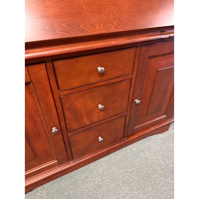 2000 - 2009 Pottery Barn Graham Two Piece Desk + Hutch For Sale - Image 5 of 12