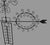 Mid 20th Century Primitive Country Folk Art Twisted Metal Directional Weathervane with Figural Chicken For Sale - Image 6 of 12