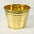 Mid-Century Hollywood Regency Boho Chic English Style Twisted Ribbed Brass Planter For Sale - Image 4 of 9