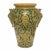 Mediterranean Large Late 20th Century Robbia Gualdo Tadino Italy Luster Pottery Dragon Handles Entryway Vase For Sale - Image 3 of 8
